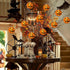 1.2 meter halloween decoration string led lights pumpkin 10heads light